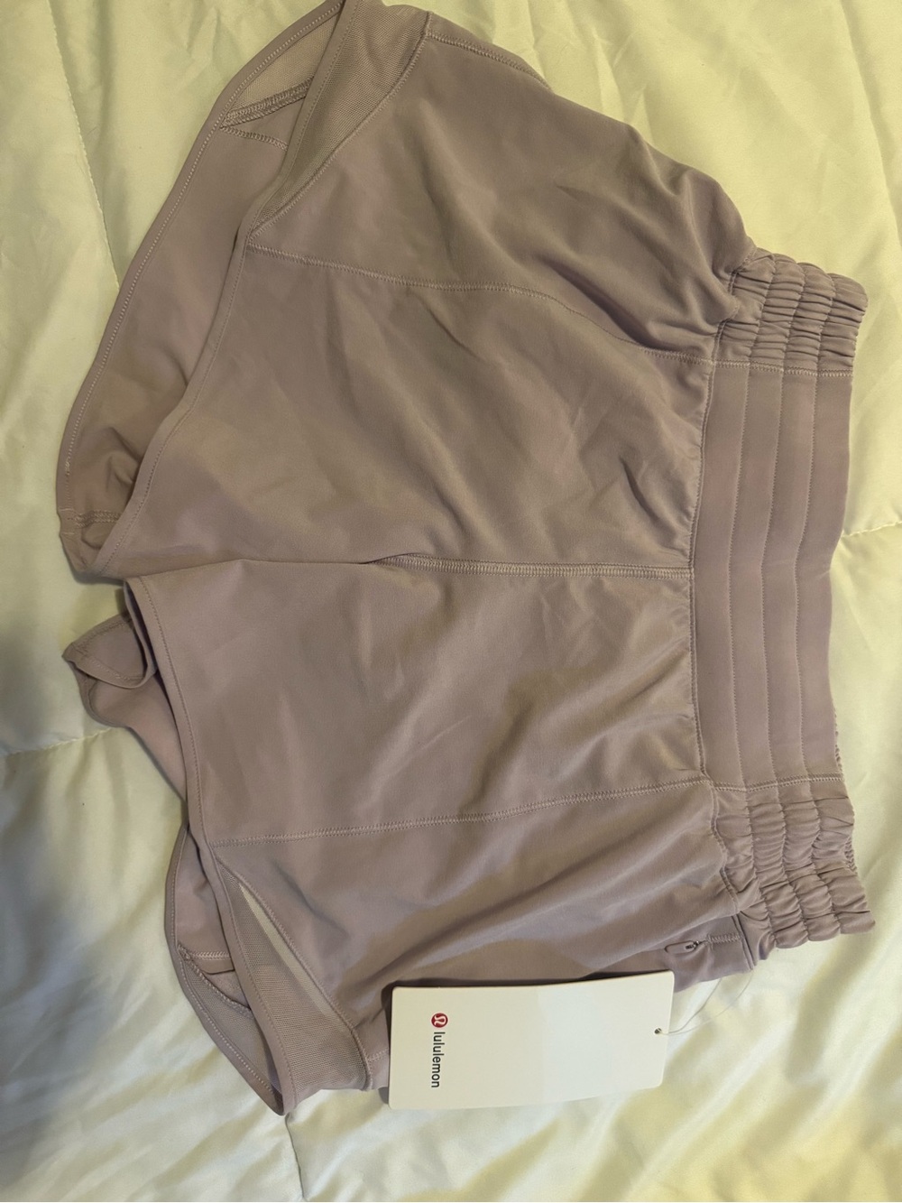 lululemon athletica Lavender Blossom High-Waist Athletic Shorts